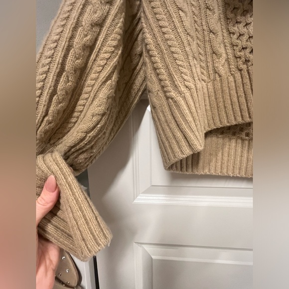 Sea New York Melanie Cardigan Sweater with Peter Pan Collar Ruffled - Picture 7 of 12